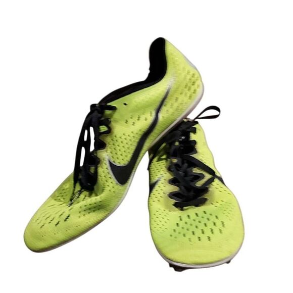 Nike Zoom Victory 3 Track Spikes, Volt Yellow/ Black Built in spikes . - Picture 1 of 8